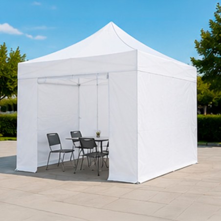 CARPA PROFESIONAL HEX.50 CON PAREDES 3X3 METROS BLANCA SUNGARDEN