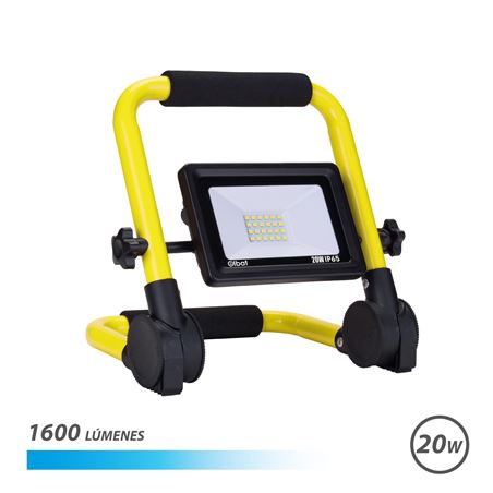 FOCO LED 20W 6500K CON SOPORTE PLEGABLE ELBAT - EB0314