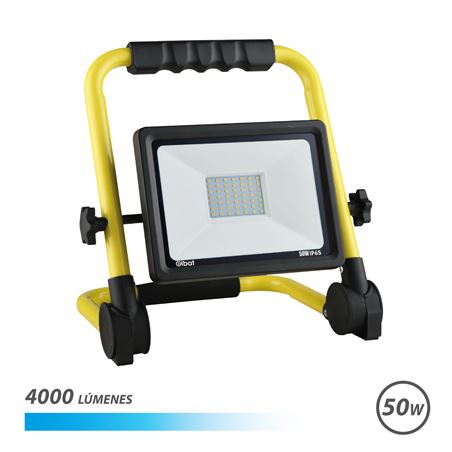 FOCO LED 50W 6500K CON SOPORTE PLEGABLE ELBAT - EB0315