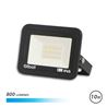 FOCO LED SERIE SLIM 10W 6500K COLOR NEGRO ELBAT - EB0306