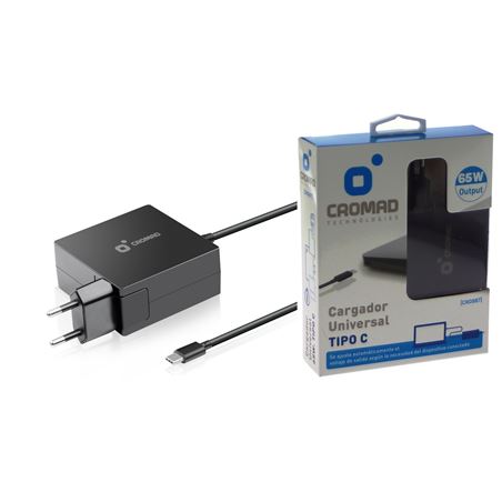 CARGADOR UNIVERSAL 65W TIPO C CROMAD - CR0987