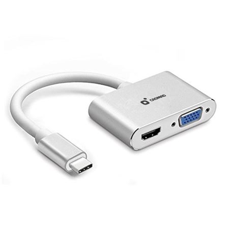 ADAPTADOR TIPO C - HDMI Y VGA CROMAD - CR0983