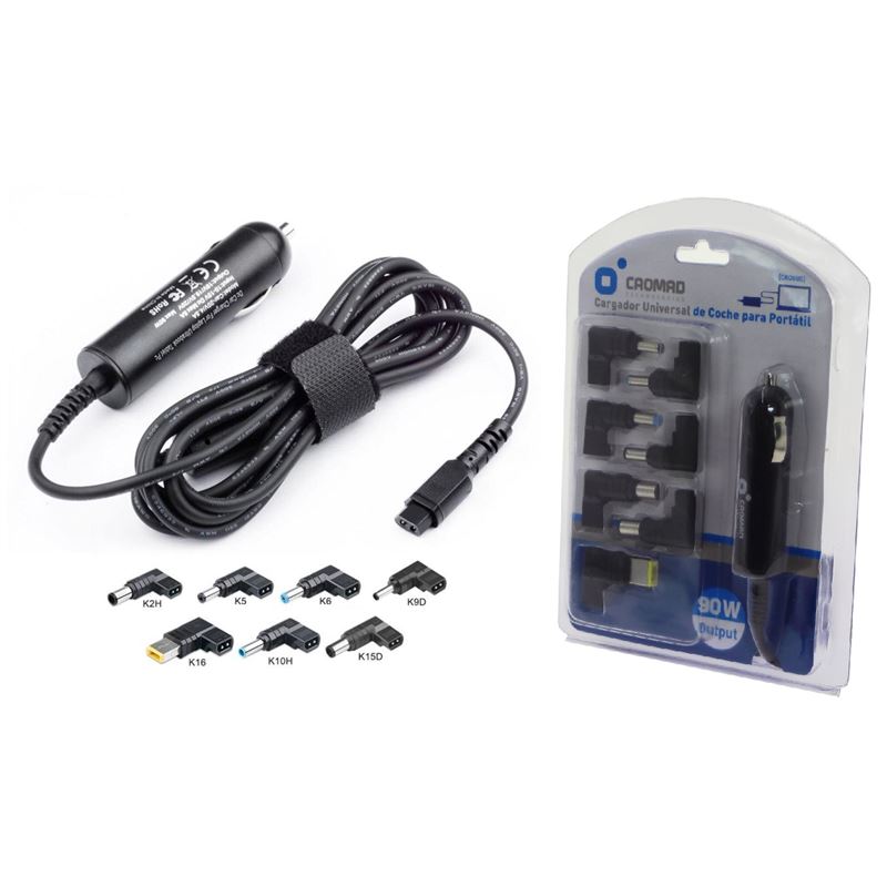 CARGADOR UNIVERSAL COCHE 90W CROMAD - CR0986