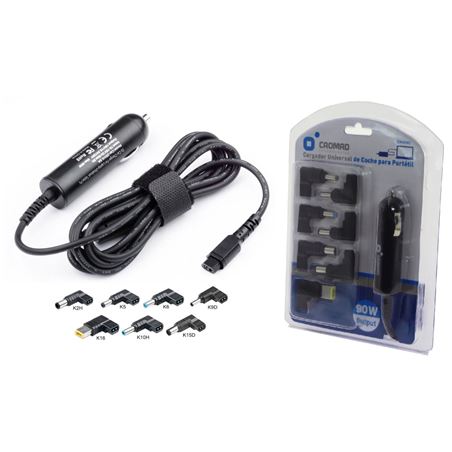 CARGADOR UNIVERSAL COCHE 90W CROMAD - CR0986