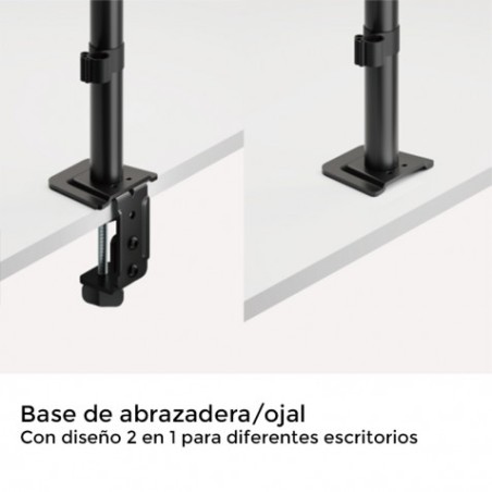 SOPORTE DE MESA 1 MONITOR 17"-32" CROMAD