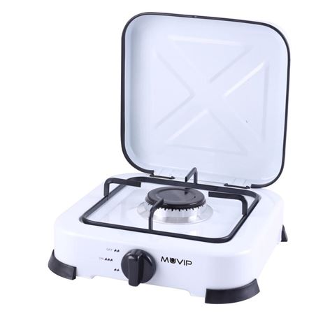 COCINA DE GAS 1 FUEGO BLANCA MUVIP - MV0193