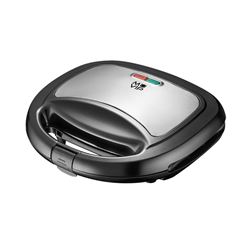 SANDWICHERA INOX GRILL 750W NEGRA MUVIP - MV0187