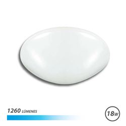 APLIQUE LED TECHO OVALADO 18W LUZ FRIA ELBAT - EB0289