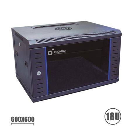 RACK 19" 18U 600X600 SERIE BLUE MURAL/SUELO CROMAD - CR0972
