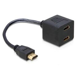 CABLE ADAPTADOR VIDEO HDMI-M A 2XHDMI-H DUPLICADOR CROMAD - 800100