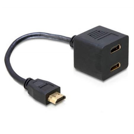CABLE ADAPTADOR VIDEO HDMI-M A 2XHDMI-H DUPLICADOR CROMAD - 800100
