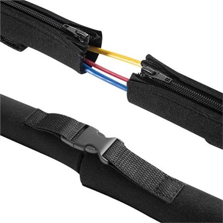 ESCONDE CABLES DE NEOPRENO CON CREMALLERA CROMAD - CR0950-4