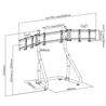 STAND PARA TRES TELEVISORES RACING SIMULATOR COCKPIT SEAT CROMAD - CR0949-5