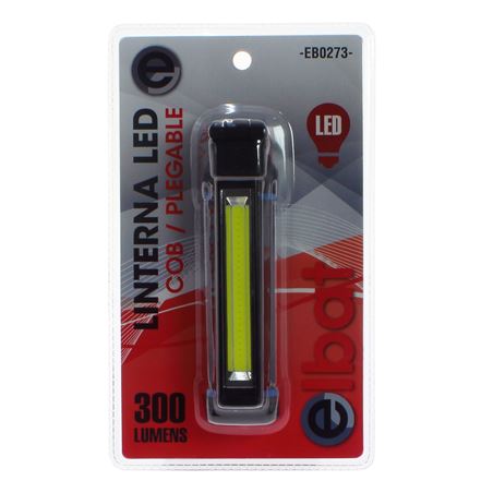 LINTERNA LED COB 3W 300LM PLEGABLE ELBAT - EB0273-5