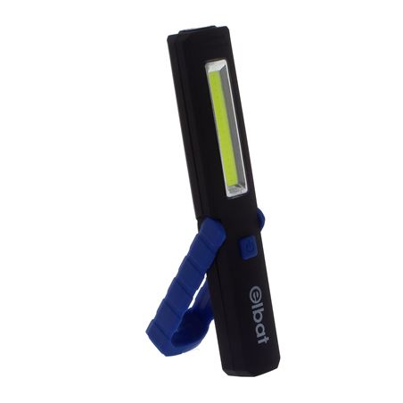LINTERNA LED COB + LED 180LM BASE CON IMÁN ELBAT - EB0272-2