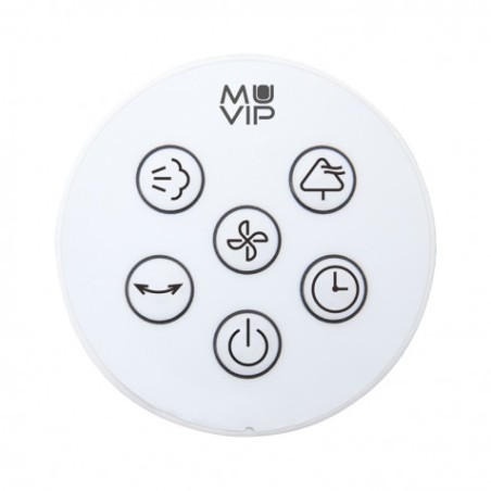 VENTILADOR NEBULIZADOR DESIGN PRO 80W CON MANDO Y LUZ LED MUVIP