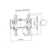 SOPORTE DE PARED TV LED LCD 23"-43" CROMAD - CR0937-1