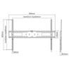 SOPORTE DE PARED TV LED LCD 60"-100" CROMAD - CR0936-1