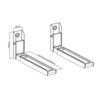 SOPORTE PARA MICROONDAS / HORNOS CROMAD - CR0935-1