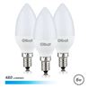 PACK 3 BOMBILLAS LED C37 | 6W | 480LM | E14 | LUZ FRIA | ELBAT - EB0248