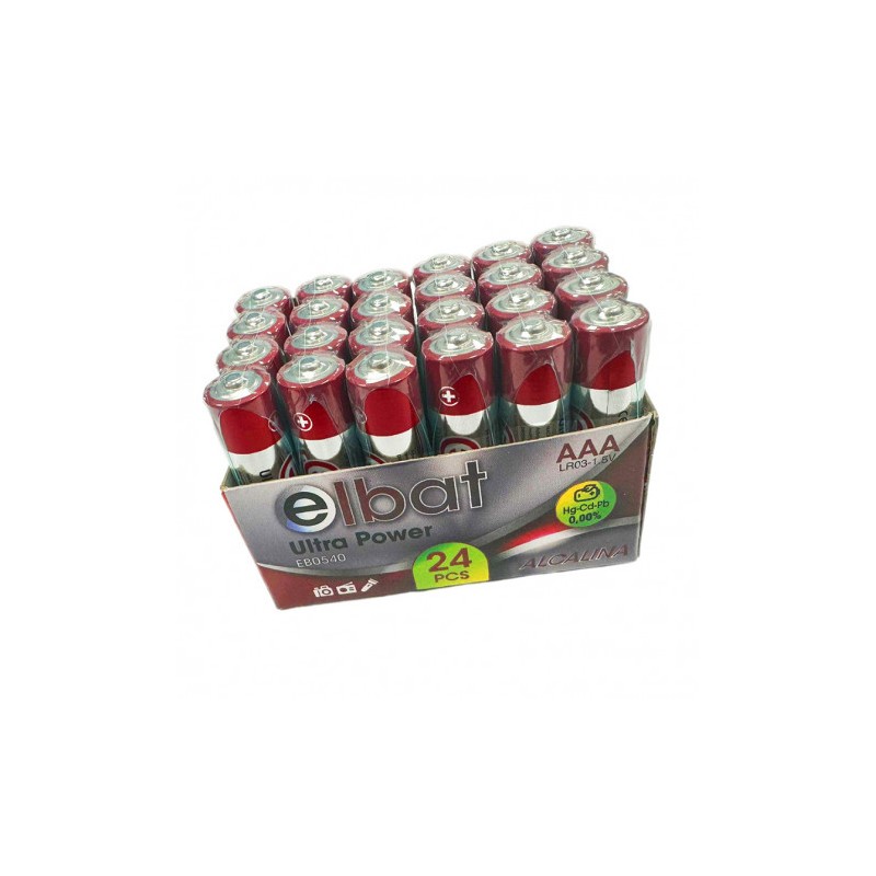 PACK 24 PCS PILAS ALCALINAS LR03/AAA...