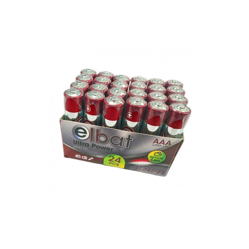 PACK 24 PCS PILAS ALCALINAS LR03/AAA...