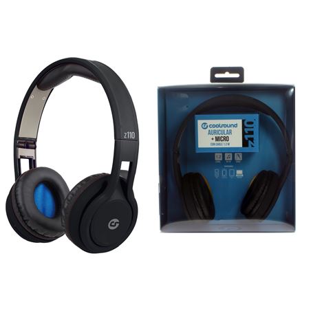 AURICULAR + MICROFONO Z110 NEGRO COOLSOUND - CS0173