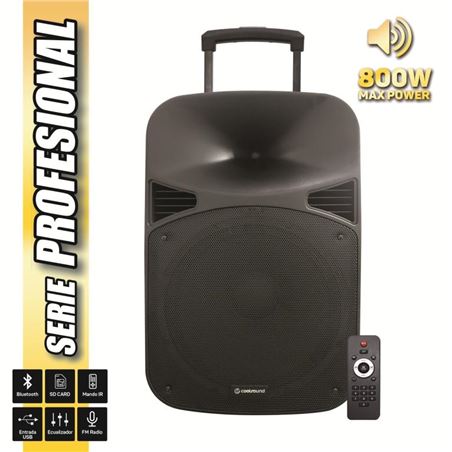 ALTAVOZ AUTOAMPLIFICADO 15" 800W SERIE PRO COOLSOUND - CS0170