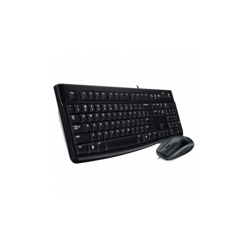 TECLADO+RATON LOGITECH MK120 NEGRO