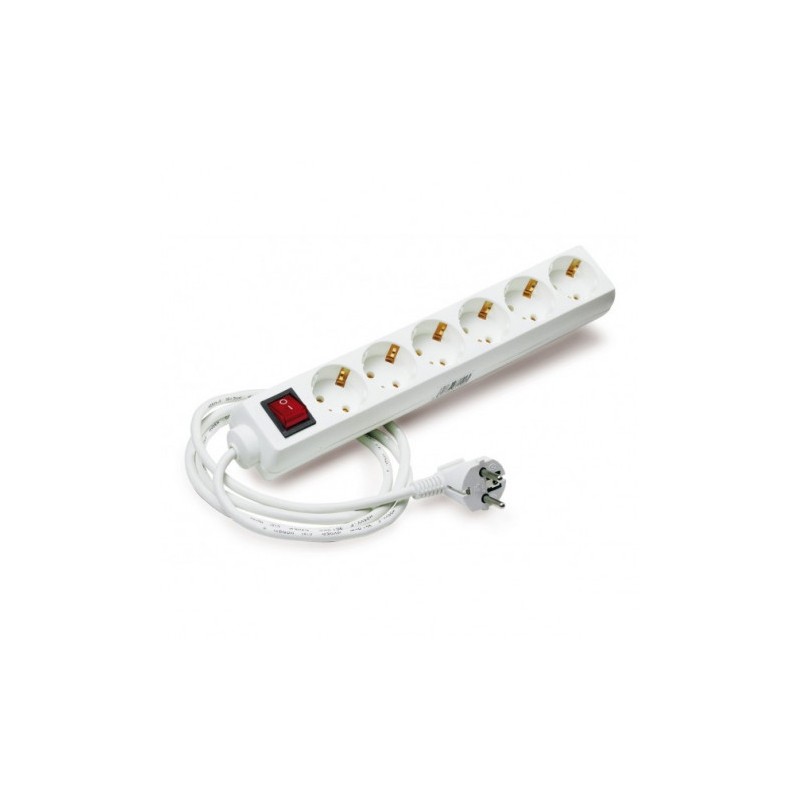 BASE MULTIPLE 6 TOMAS CON INTERRUPTOR...