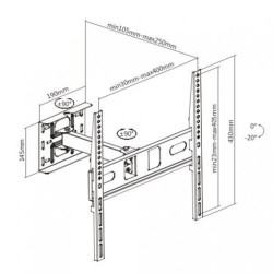 SOPORTE CON BRAZO TV LED,... 2