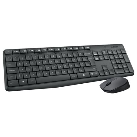 TECLADO Y RATÓN INALÁMBRICOS LOGITECH MK235 - 2.4GHz - ALCANCE 10 METROS - 920-007919