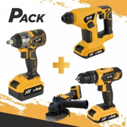 PACK 20V TALADRO + LLAVE DE...